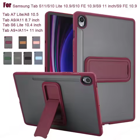 Case For Samsung Tab S10 Lite S9 FE 10.9 S11 11 inch Stand Tablet Cover For Tab A7 S6 Lite A9 A11 8.
