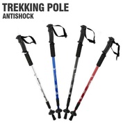 Tongkat Pendaki Trekking Pole Anti Shock 135cm Tongkat Gunung Lurus