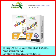 Vitamin D3K2 Hugevit ( xịt nhỏ giọt) - Bổ sung D3 K2 DHA (Omega) từ dầu tảo - Giúp chống còi xương t