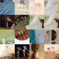 (1 piece)Collection of tassel hair brooches in Chinese Ancient Style, Ancient hair accessories