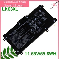 Asal laptop Bateri LK03XL HSTNN-UB7I HSTNN-LB7U 11.55V4835mAh/55.8Wh For X360 15-bp 15-cn Series TPN