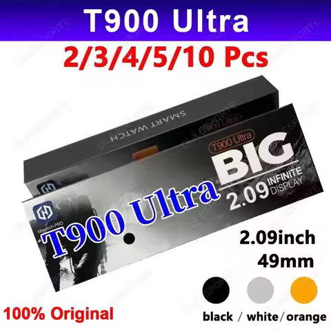 Original T900 Ultra Big Smart Watch Wholesale 2.09 inch Bluetooth Call IWO Series 8 Men Women Sports