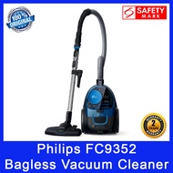 Philips FC9352 Bagless Vacuum Cleaner. PowerPro Compact Series. PowerCyclone 5 Technology. Safety Mark Approved.