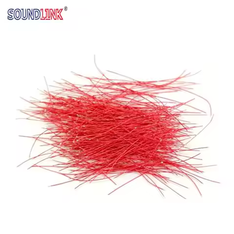 10PCS Pre-tinned Silver Plated Copper Litz Wire Standard 1.25' (32mm) Length IEM Driver Soldering Wi