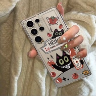 [Store Recommendation] Tomato Cat Suitable for Samsung Galaxy S25 Phone Case Samsung A73 All-Inclusi