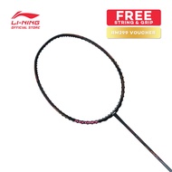 LI-NING AXFORCE 80 BADMINTON RACQUET (4U) - BLACK - AYPT271-4