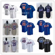Same Day Delivery!Mets Jersey Mets Baseball Uniform 18/21/20/ALONSO 48/deGROM23/BAEZ Jersey