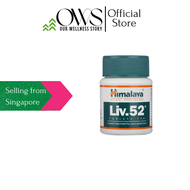 Himalaya Liv 52 (60 Tablets) - Liver Care For the prevention and treatment of viral hepatitis alcoholic liver disease pre-cirrhotic conditions and early cirrhosis anorexia loss of appetite and liver damage due to radiation therapy