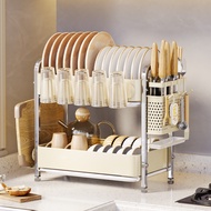 Dish Storage Rack Kitchen Household Storage Rack Multifunctional Cupboard Tableware Storage Box Dish