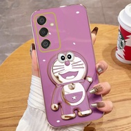 Softcase SAMSUNG AO5S Premium Silicon Case free Doraemon Phone Holder