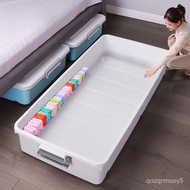 Bed Bottom Storage Box with Wheels Household Drawer Clothes Storage Box Dormitory Storage Box under Bed