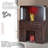 SOLID WOOD PRAYER CABINET /  神台 / ALTAR TABLE / BUDDHA CABINET / PRAYER TABLE / ALTAR CABINET / PLAY