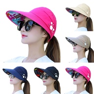 Women Casual Folding Wide Brim Sun Hat Summer Beach UV Travel Sun Ladies Floppy Cap