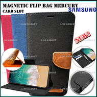 Samsung Galaxy Note 20 Note 20 Ultra S7 Edge S8 S8 Plus S9 S9 Plus S10 Plus S21 FE Magnetic Flip Bag Cover Card Slot