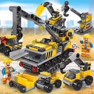 Toys Children's assembly Toys, small particle puzzles, puzzle cars, 3 year old boys, 6 building bloc