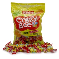 Crazy Roshen Bee SOFT GUMMMIES WITH FRUITY FILLINGS ,JELLY { 250G , 500G , 1000G }