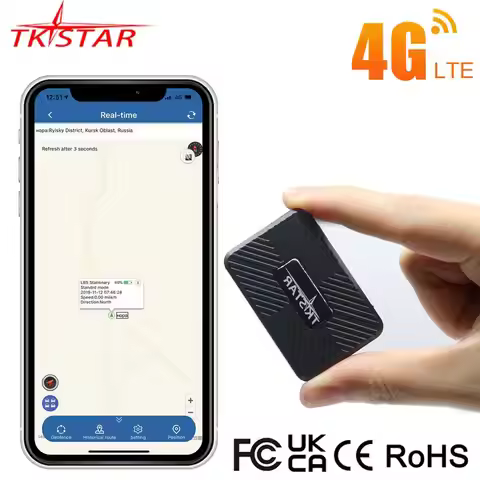 2025 2G 4G Mini GPS Tracker Car 1500mAh TKSTAR GPS Tracker Locator 2G 4G Magnet Free APP Vehicle GPS