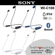 Sony WI-C100 Bluetooth Wireless In-Ear Earphones Headphones Earpiece Headset with Mic