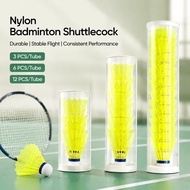 Durable Nylon Shuttlecock Set Great Durability Badminton Shuttlecocks Training Nylon Shuttlecock