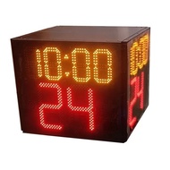 BD9G Indoor Wireless Remote Control Four Side 24 Second Shot Clock Basketball Game Timer With Consol