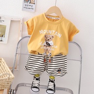 Summer baby boy clothes set kids clothes for boys kids boys clothes set Boys clothes suits Top+short