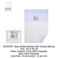 Bebe Comfort thick acne-grain fleece blanket, size 90x120cm