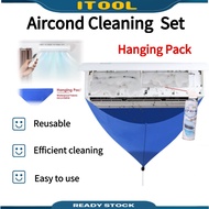 ITOOL Aircond Cleaning Kit 1 Set Handing Aircond Cleaning Cover Bag  Aircond Cleaner Tool  Cleaning Brush