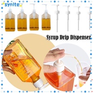 SYNITE Coffee Syrup Press Bottle, Large Capacity with Scale Syrup Drip Dispenser, 5/8/10CC 1600ml Ho