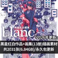 Black Star Red White Painting Collection blanc Iizuka Takeshi Black Star Red White Illustration Albu
