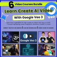 Video Course Bundle - Learn Google Veo 3 ( Learn Make Ai Video With Google Veo 3 )