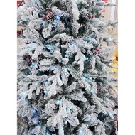 Christmas Tree Decoration Display PE Bullet Leaf Winter Wonder Clear Lights 2107B Snow 150cm 180cm 2