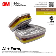 3M™ 6075 A1 + Form Filter/Formaldehyde Organic Vapour Cartridges/6005 Discontinued (4 Pairs/Box) PSD