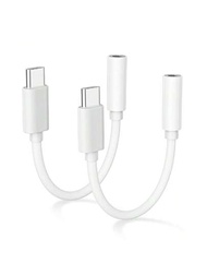 1至3入組usb Type C轉3.5毫米耳機插孔轉接器,可與iphone 15、三星、華為、小米等設備兼容。