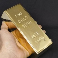 FINE GOLD 999.9 / miniatur emas batangan kuningan gold