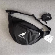 韓國預訂 2色選 kangol logo  腰包 配零錢包