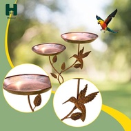 [Homyl] Outdoor Bird Bath, Garden Decoration, Ironwork, Design, Garden Birdbath