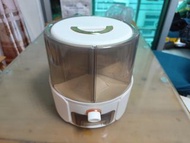 旋轉密封儲米桶 五穀雜糧收納盒