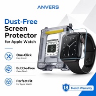 Anvers Apple Watch 11/10 Series Screen Protector 46mm/42mm | Dust-Free Auto Install Soft HD Film