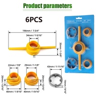 Alat Pembuat Ulir Pipa Kuning 6pcs Set Senai Pipa PVC Benang