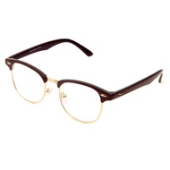 Cyxus Blue Light Filter Half-Frame  Glasses Wine Red eyeglasses Reduce Eye Fatigue For Men Women 805
