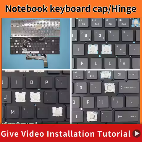 Replacement Keycap Key cap Hinge for HP Omen 15-en Series 15-en0000la 15-en0001la 15-en0002la 15-en0