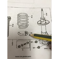 HONDA CIVIC FD1,FD2 COIL SPRING RUBBER LOWER ORIGINAL (2PC)