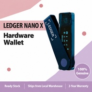 Ledger Nano X Hardware Wallet Bluetooth 5.0 Dompet Kripto Cold Storage Self-Custody