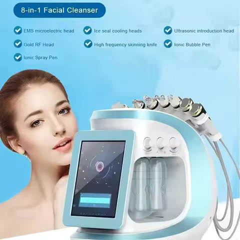 Smart Jet Facial Care Oxygen Aqua Peel Water Dermabrasion System - Deep Pore Cleaning Small Bubble S