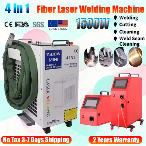 1500W BWT 4-in-1 Fiber Laser Welding Machine Industrial Laser Rust Remover Water Cooling Metal Clean