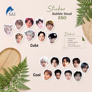 [30 pcs] Bubble Head Stickers, BTS / EXO / TXT / NCT / WAYV / SEVENTEEN /ENHYPEN freebies stickers
