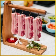 [Gepnoo] Food Rack Cooking Accessories with Drip Tray Freestanding Space Saving Utility Mount for Ho