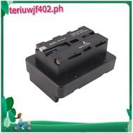 V Mount V-Lock Battery to NP-F F550 F570 F750 F970 Dummy Battery Converter Black Battery Adapter Pla