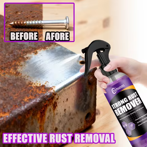 100ml Automotive Metal Rust Remover Spray Oxide Removal for Metal Surfaces