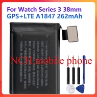 แบตเตอรี่ iWatch Series 3 38mm iWatch 3 38mm GPS+LTE Battery A1847 262mAh รับประกัน 3 เดือน